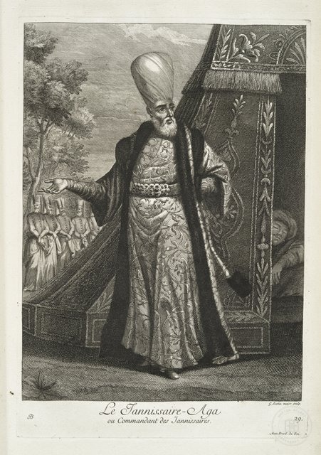 Ottoman People, Soldiers, Officers, Costumes — Portrait from the archive