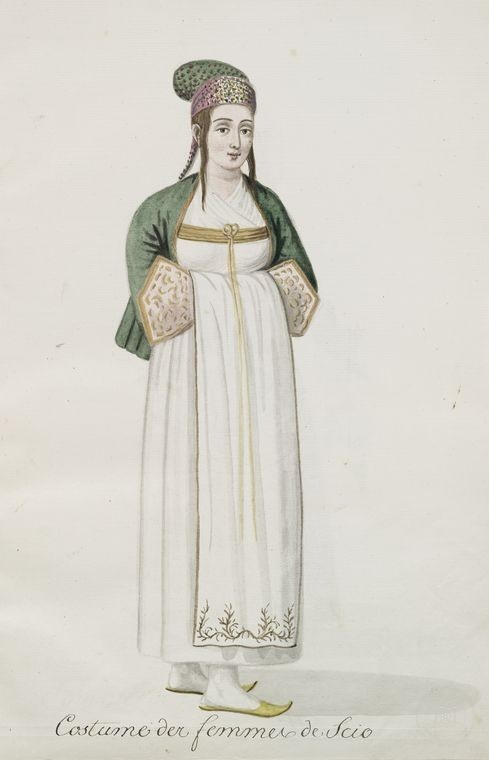 Ottoman People, Soldiers, Officers, Costumes — Portrait from the archive