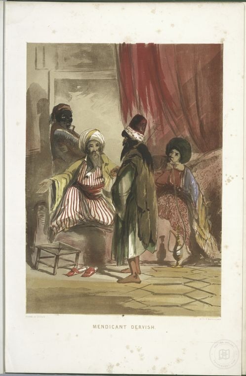 Ottoman People, Soldiers, Officers, Costumes — Portrait from the archive