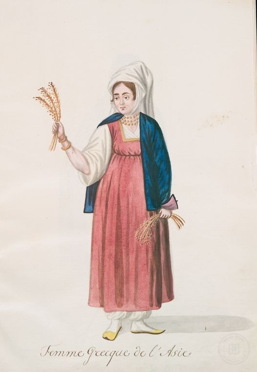 Ottoman People, Soldiers, Officers, Costumes — Portrait from the archive