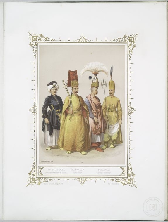 Osmanlı Halkları, Askerleri, Memurlar, Kostümleri — Portre ve kişi arşivi