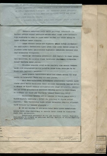 Yedikule — Document