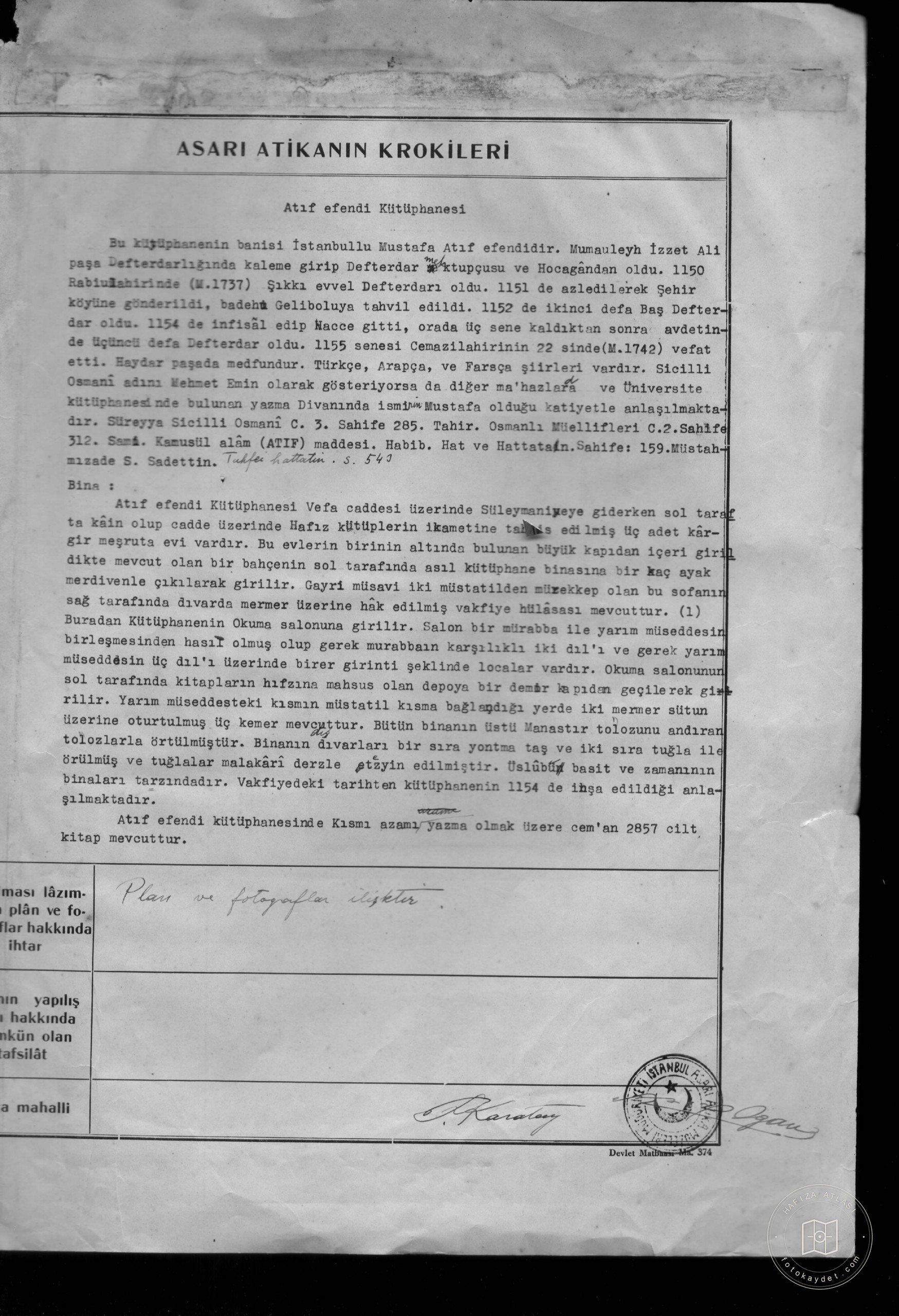 ATIF EFENDİ BATH — Document