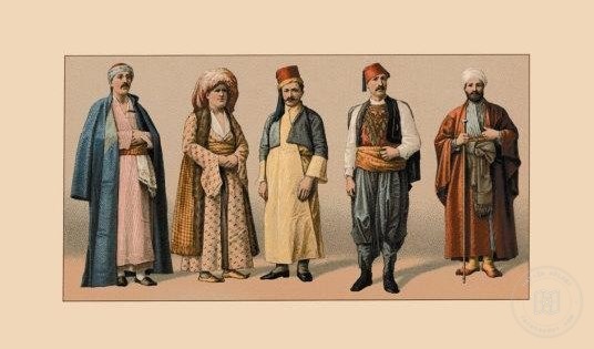 Osmanlı Halkı ve Kostümleri — Portre ve kişi arşivi