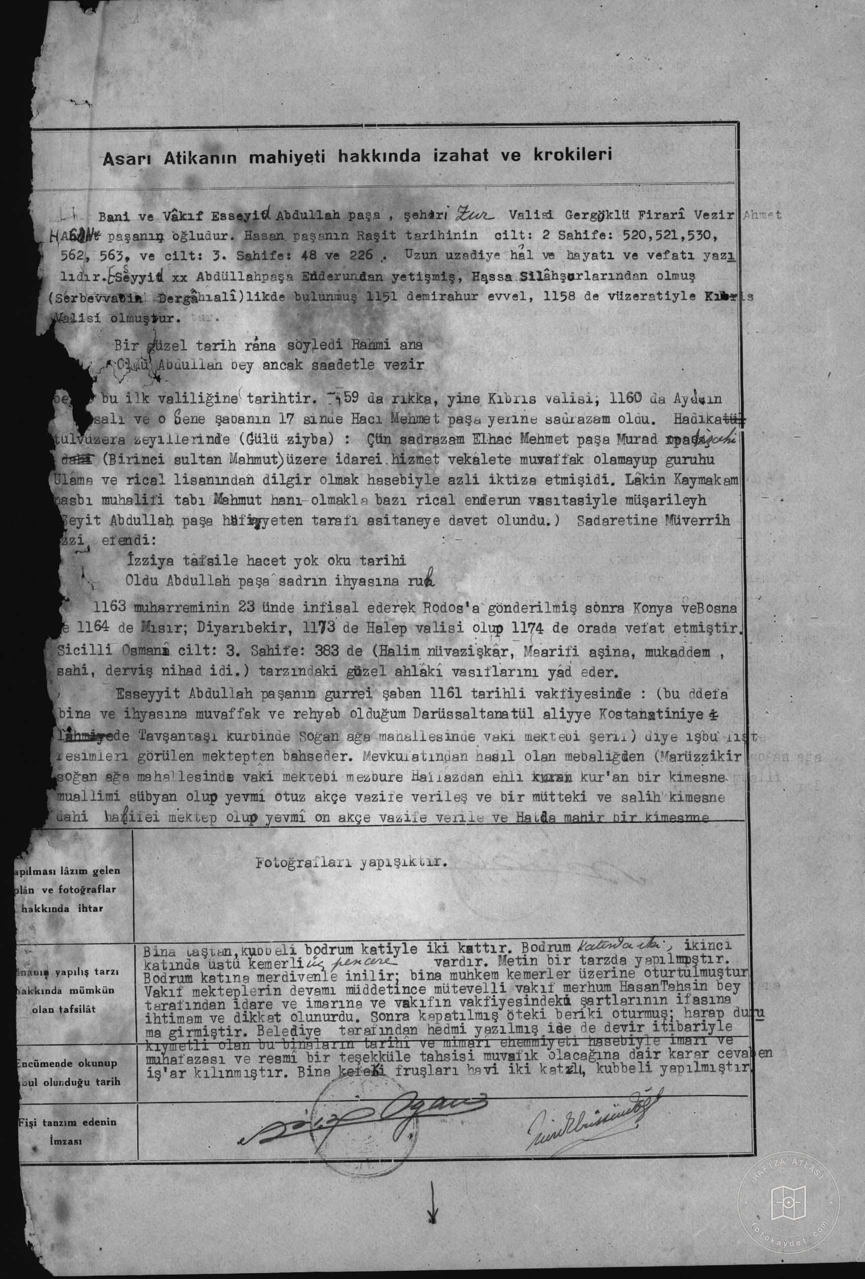 SEYYİT USULLAH PAŞA — Document