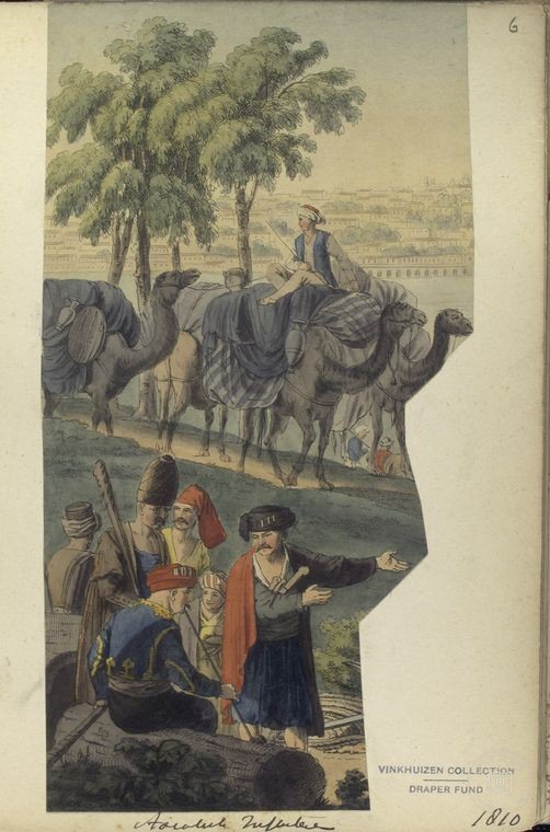 Ottoman People, Soldiers, Officers, Costumes — Portrait from the archive
