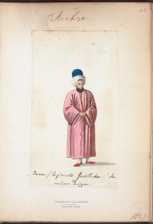 Ottoman People, Soldiers, Officers, Costumes — Portrait from the archive