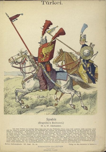 Ottoman People, Soldiers, Officers, Costumes — Portrait from the archive