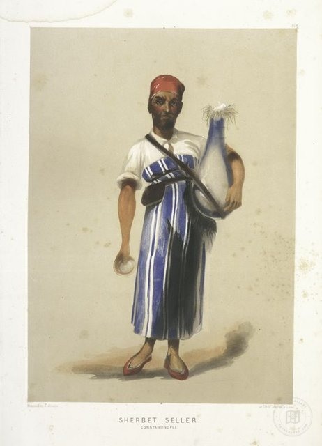 Ottoman People, Soldiers, Officers, Costumes — Portrait from the archive