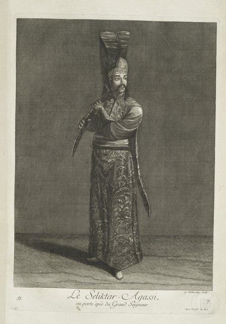 Ottoman People, Soldiers, Officers, Costumes — Portrait from the archive