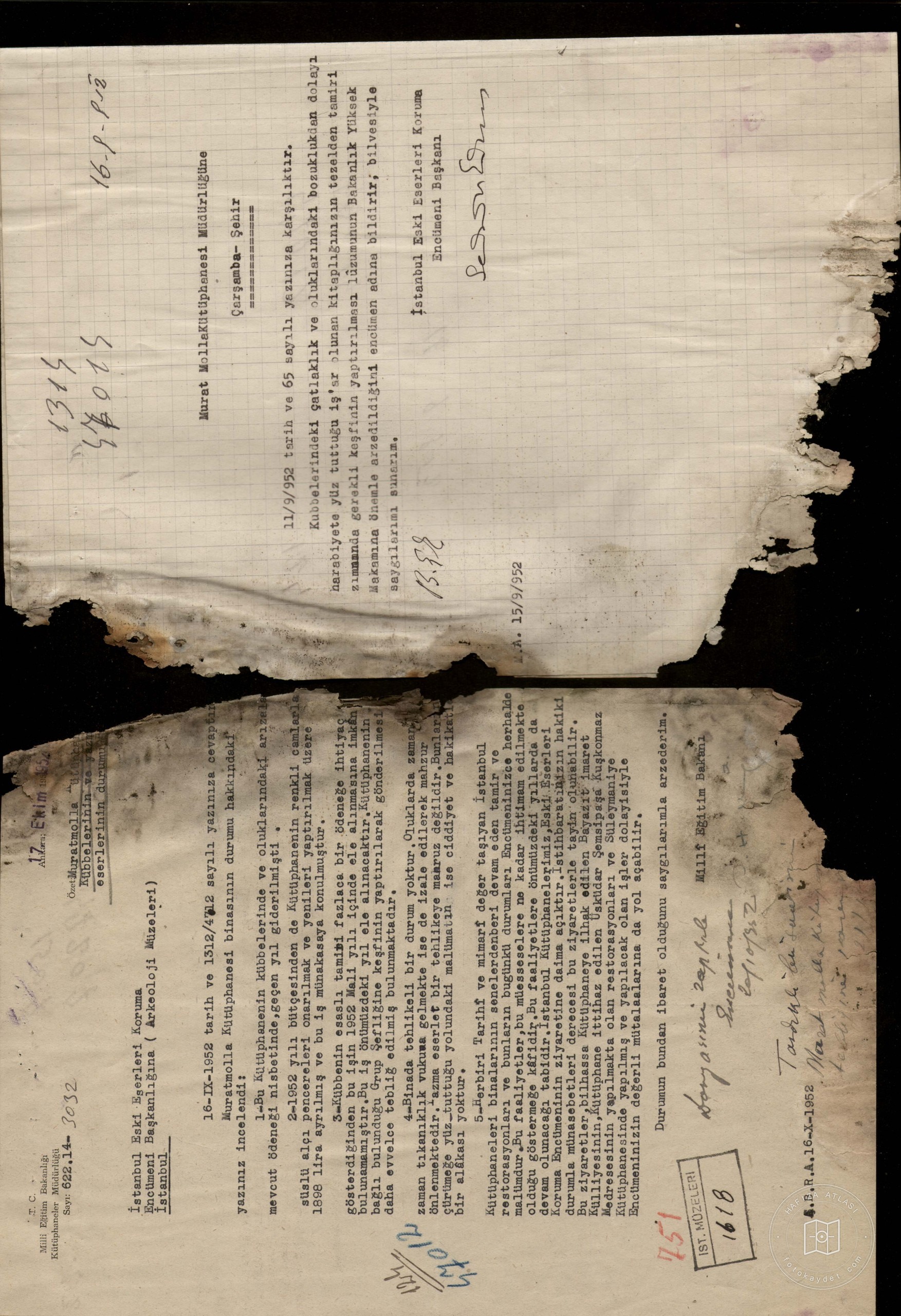 Fatih Carsamba Murat Molla Polehane — Archival document