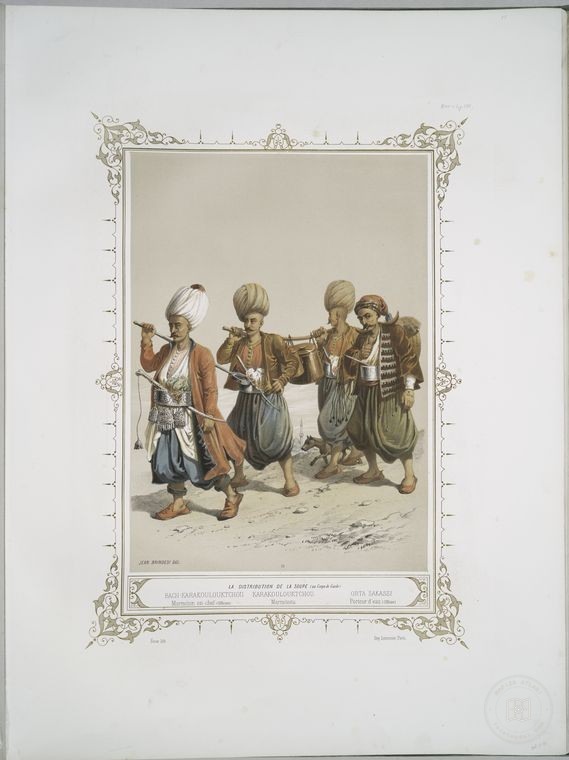 Osmanlı Halkları, Askerleri, Memurlar, Kostümleri — Portre ve kişi arşivi