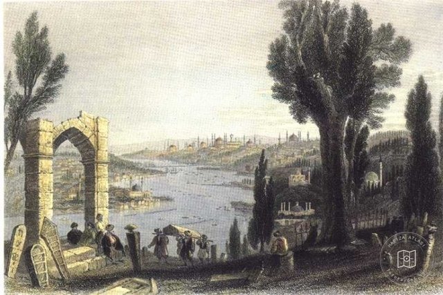 Appearance of Golden Horn from Eiffel Cemetery