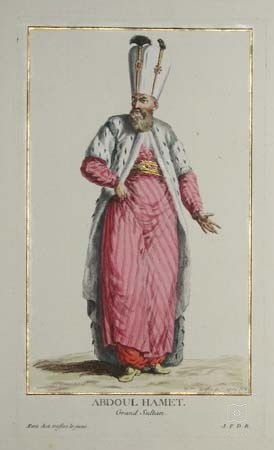 Ottoman People and Costumes — Portrait from the archive