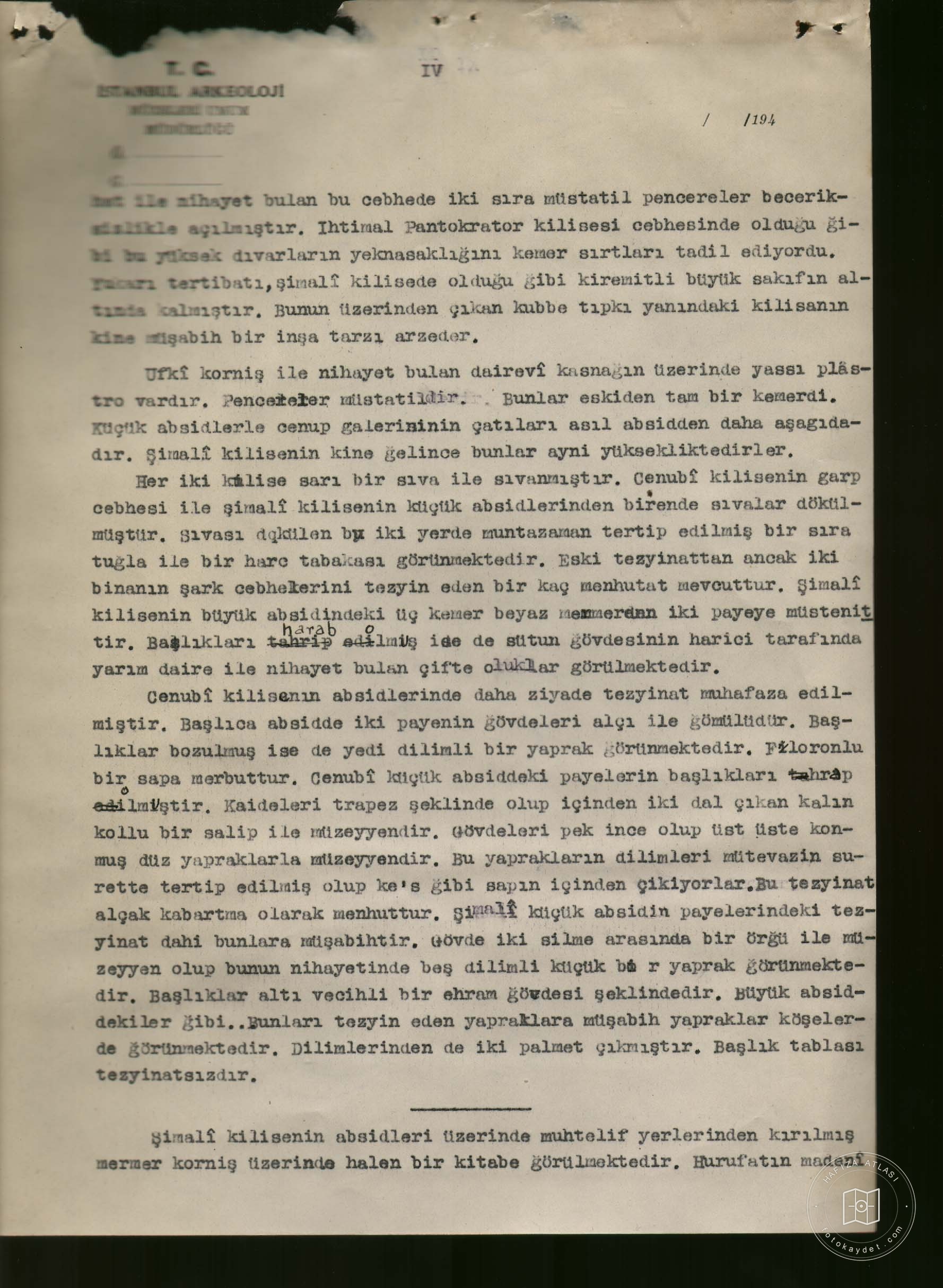 FENARİİSA Mosque — Document
