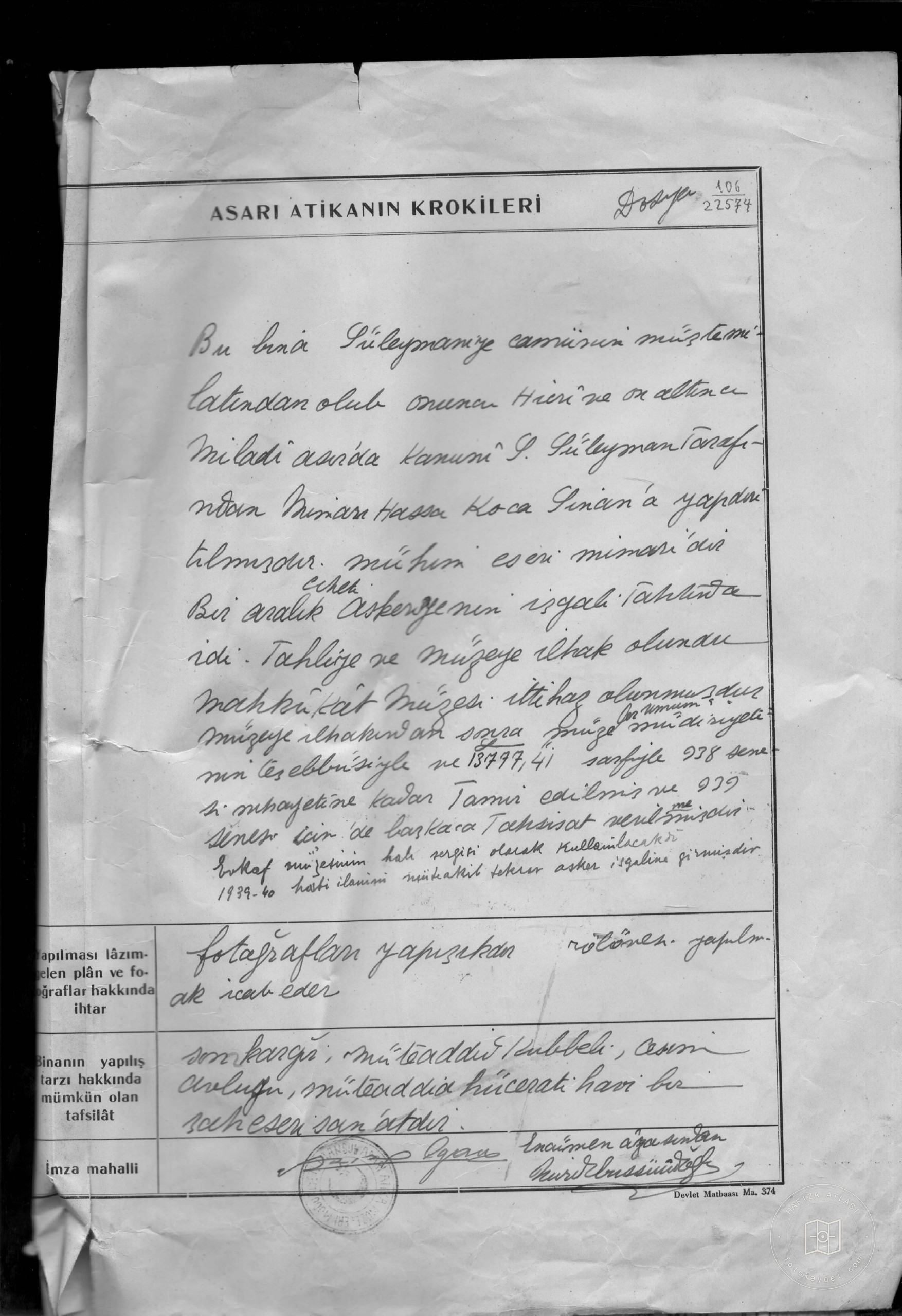 Süleymaniye TABHANE — Document
