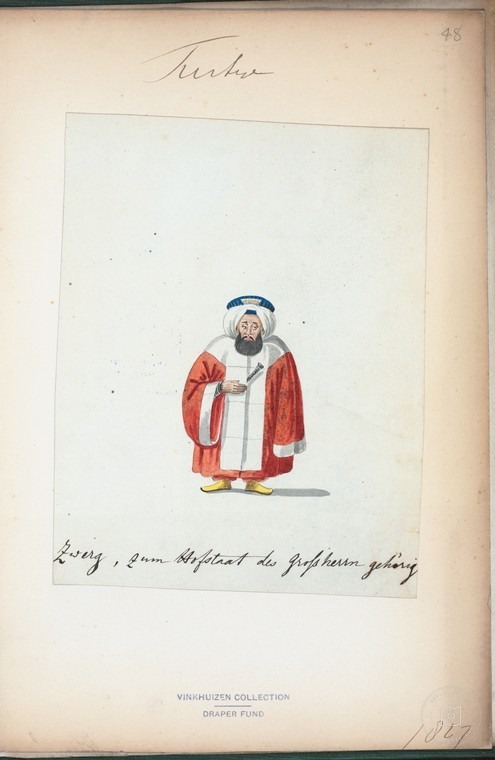 Ottoman People, Soldiers, Officers, Costumes — Portrait from the archive