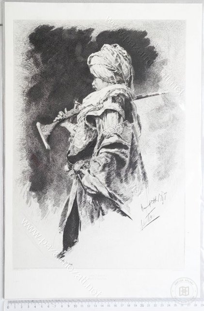 Illustration of an Ottoman Soldier