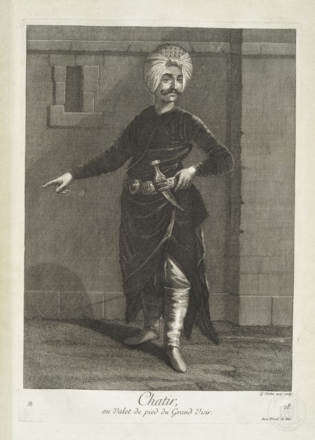 Ottoman People, Soldiers, Officers, Costumes — Portrait from the archive
