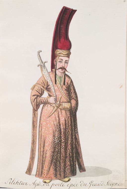 Osmanlı Halkları, Askerleri, Memurlar, Kostümleri — Portre ve kişi arşivi