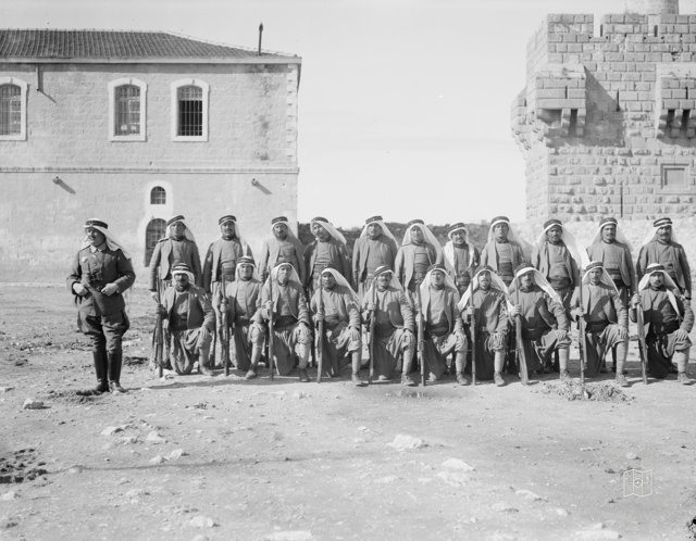 Türk. [i.e., Turkish] Soldiers Before Tower Of David