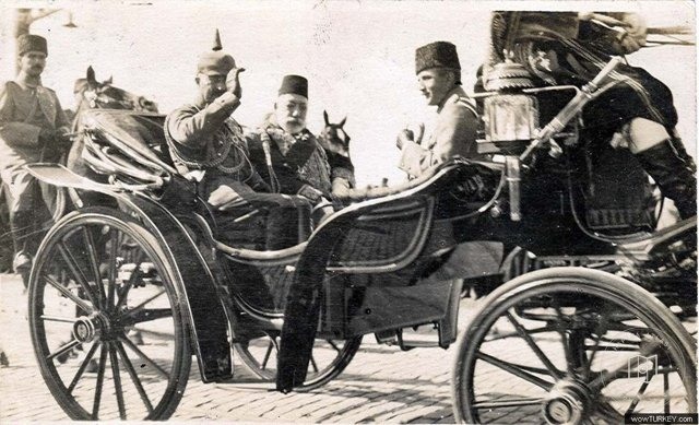Unsal 91 Kaiser Und Sultan Postcard