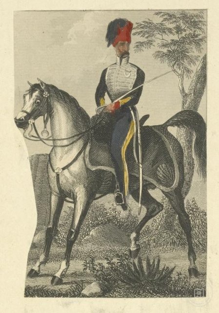 Ottoman People, Soldiers, Officers, Costumes — Portrait from the archive