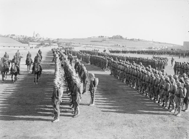 [turkish Soldiers On Parade Grounds]