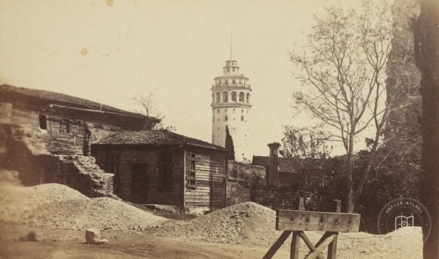 Galata Kulesi · Pascal Sébah Fotoğrafı · 1870
