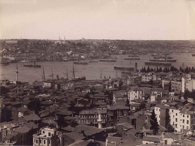 Galata Kulesi'nden Panorama - 8 Mihran Iranian, 1890-1895