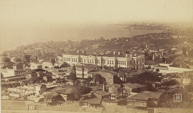 Beyazıt Kulesi'nden Laleli Yönü · Pascal Sébah · 1870