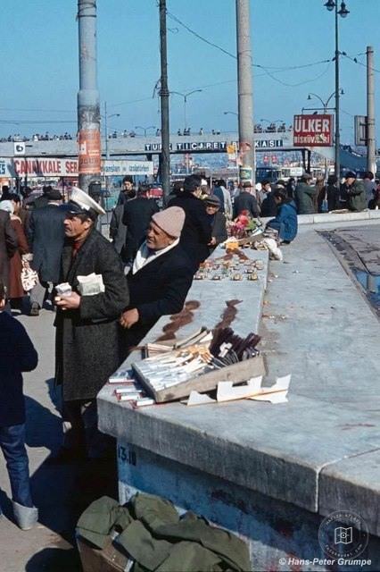 Sokakta İnsanlar Hans Peter Grumpe fotoğrafı, 1978