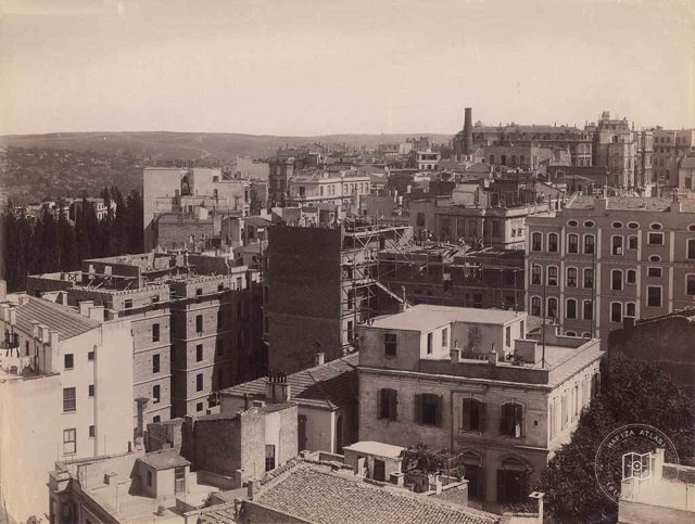 Galata Kulesi'nden Panorama - 10 Mihran Iranian, 1890-1895