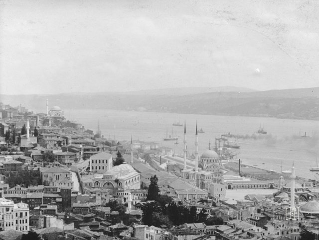 Galata Kulesi'nden 3 fotoğraf 1900'ler