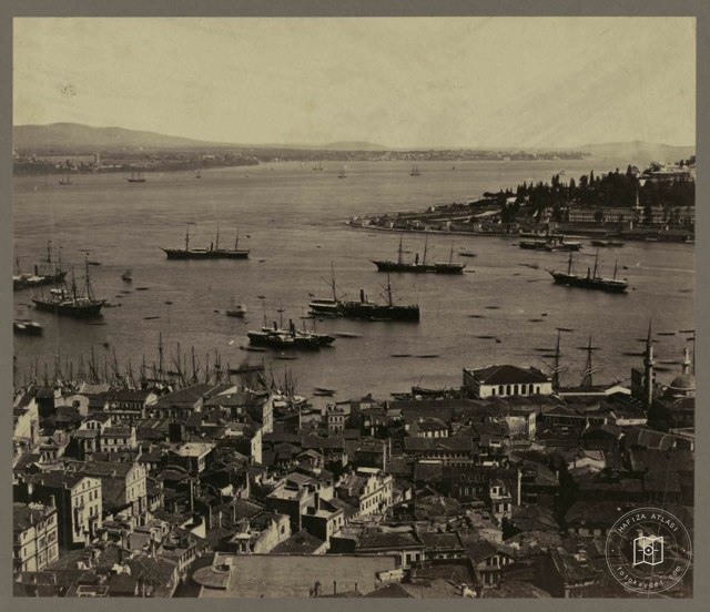 Galata Kulesi'nden Christopher Oscanyan fotoğrafı 1876(?)