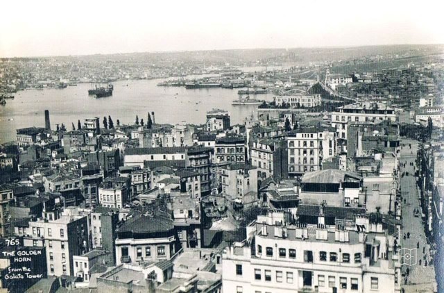 Galata Kulesi'nden Kasımpaşa Yönü · 1925