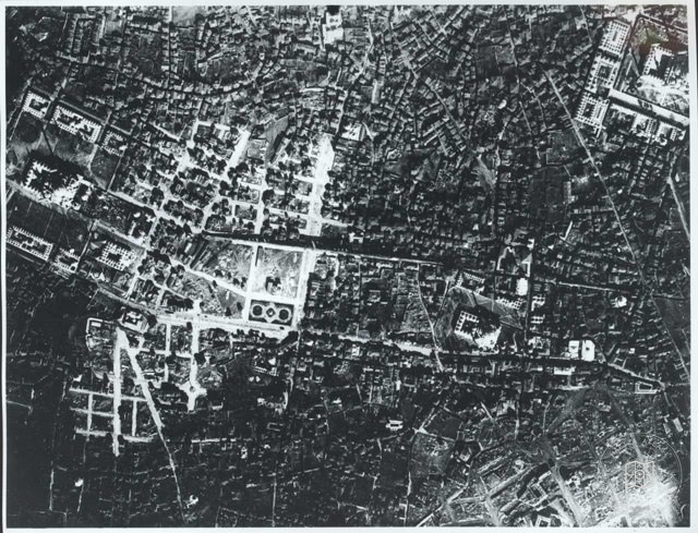 Air Photo: Fatih, Süleymaniye, Şehzadebaşı region · 1918 year