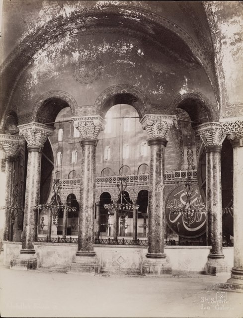 Ayasofya Üst Galeri'den · Abdullah Fréres Fotoğrafı