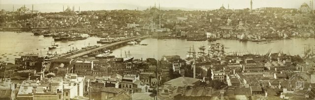 Galata Kulesi'nden Panorama 1885 yılı