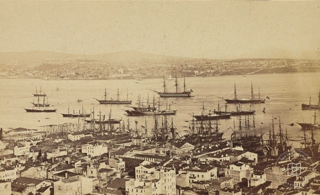 Tophane'den Üsküdar'a · Pascal Sébah Fotoğrafı · 1870