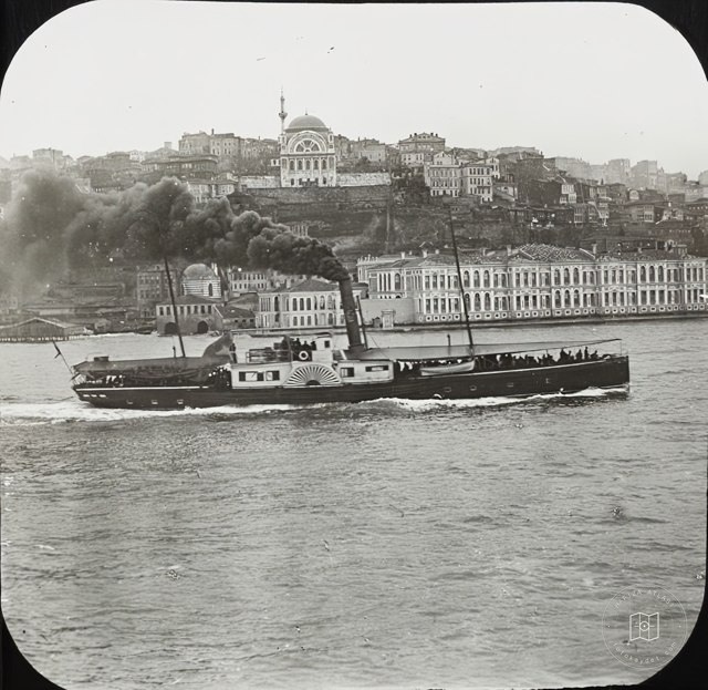 Fındıklı Outdoors and Cihangir Mosque · Levy Meat Fils Photo · 1900s