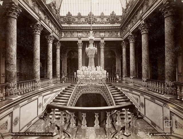 Dolmabahçe Sarayı Basile Kargopoulo Fotoğrafı 1875