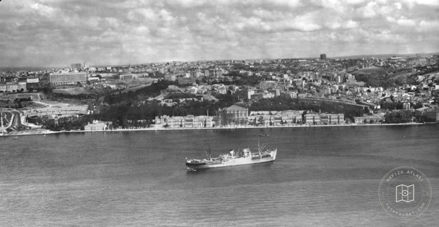 Havadan Dolmabahçe ve Çevresi (1960-65 arası)