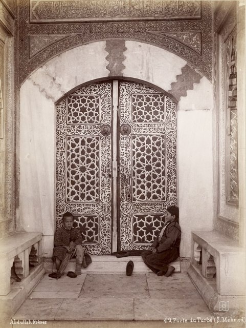Fatih Sultan Mehmet Tomb Gate · Abdullah Fréres Photo