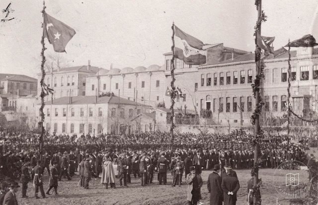 Opening ceremony of the German Fountain · 1901