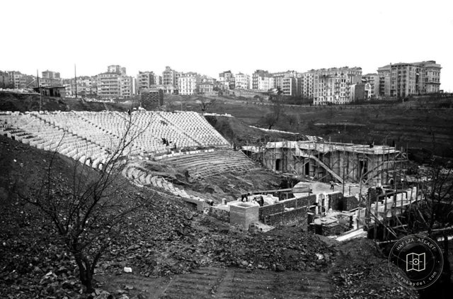 Harbiye Açık Hava Tiyatrosu İnşaatı · 1944-46