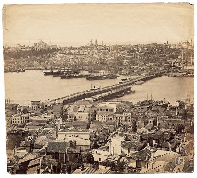Galata Kulesi'nden Panorama - 6 Basile Kargopoulo, 1870'ler
