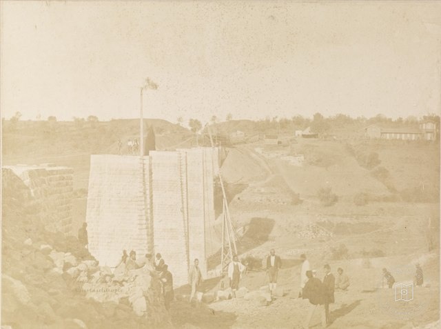 Tren Geçiş Köprüsü İnşaatı, Gebze · Paul Vuccino & Cie · 1860 Civarları