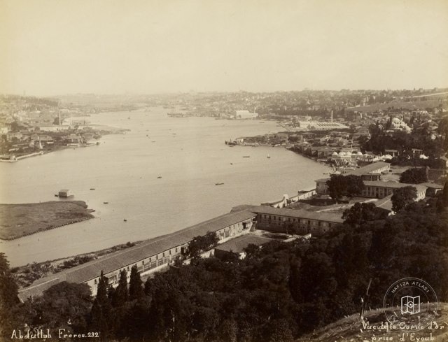 Piyerloti'den Eyüp ve Haliç · Abdullah Fréres Fotoğrafı