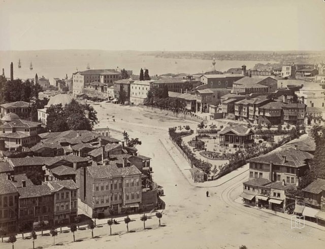 Ayasofya Mahallesi ve Millet Bahçesi · Pascal Sébah fotoğrafı